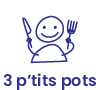 3 p'tits pots