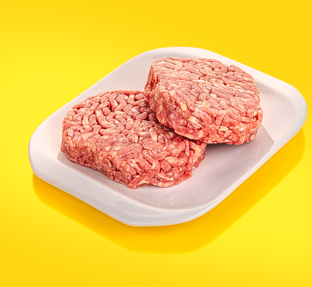 Steaks hachés de bœuf charolais façon bouchère 15 % MG