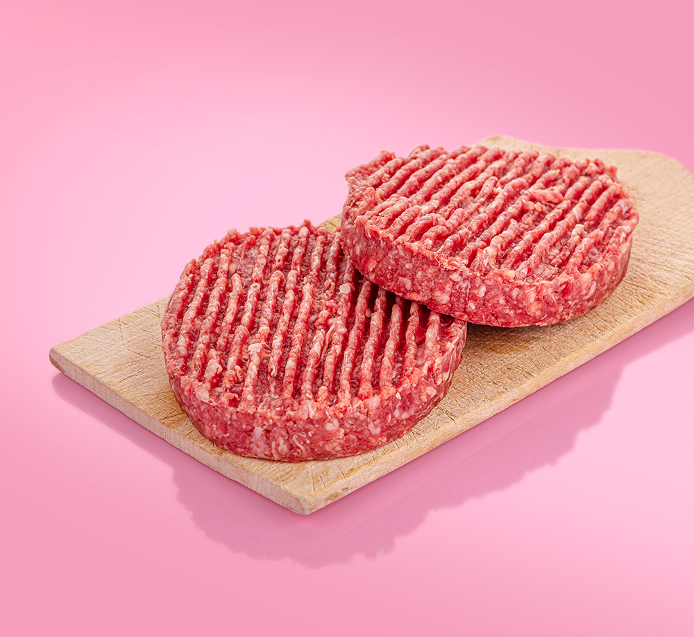 Steaks hachés de bœuf 15 % MG 100g