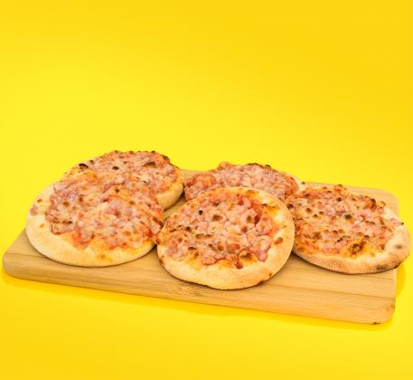 Surgelé Mini-pizzas jambon fromage 100% France - Photo 1