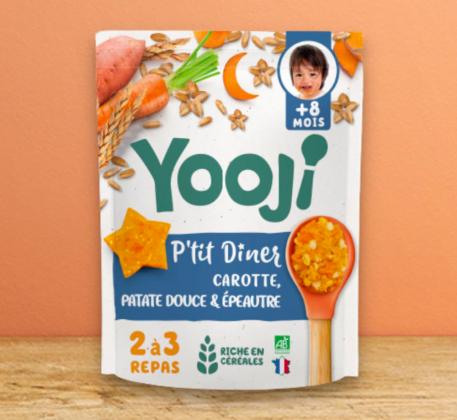 Surgelé P'tit dîner carotte, patate douce et épeautre -Yooji - Photo 1